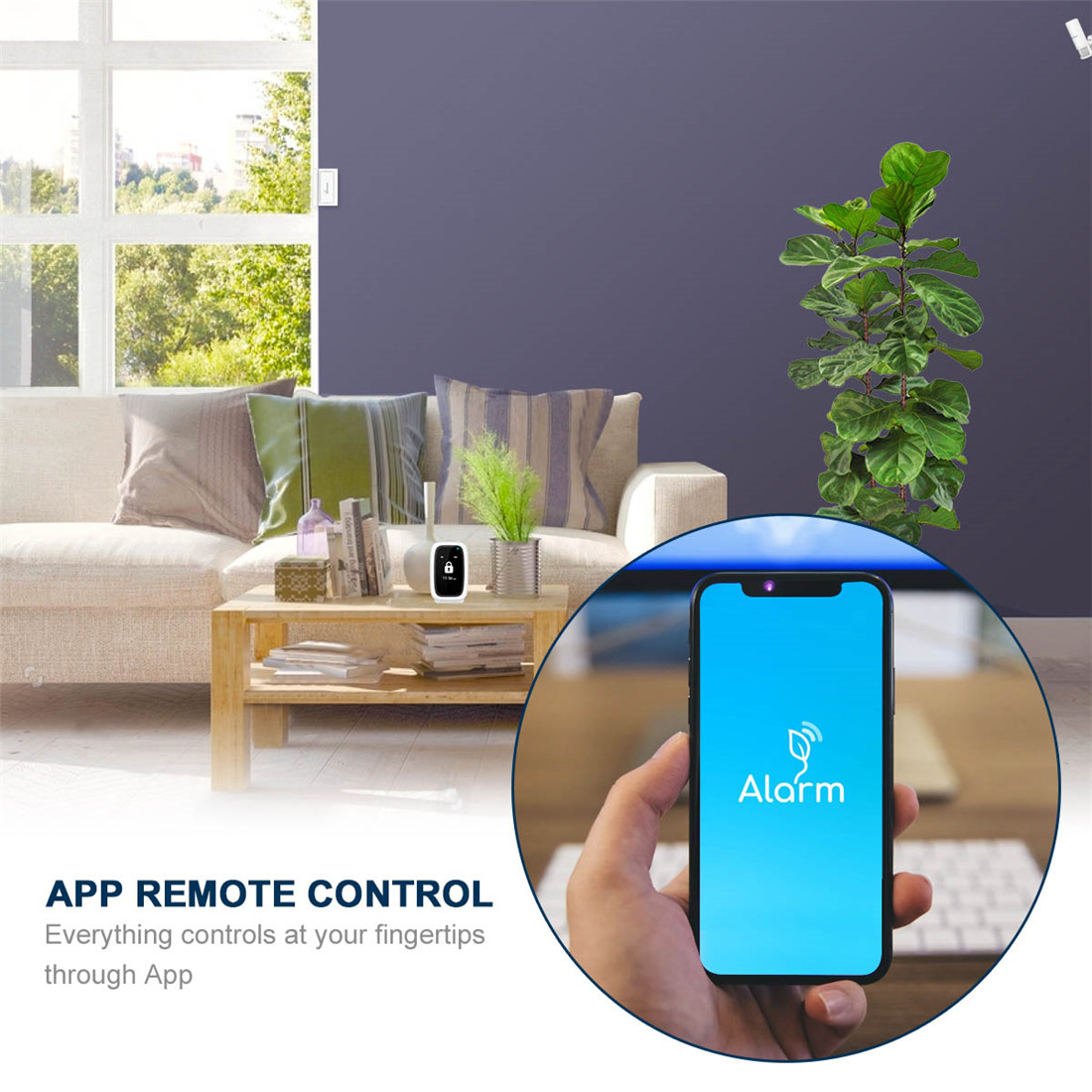Wifi Wireless Smart Home Full Security Alarm System(KOS-F4010W)