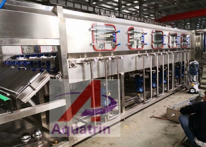 Automatic 5 Gallon 18.9L Bottle Barrel Water Washing Filling Capping Machine