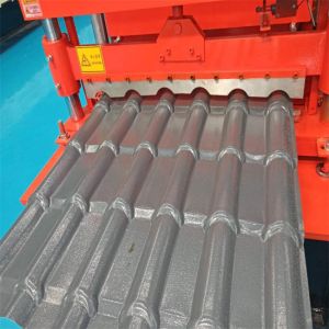 Fully automatic glazed tile cold roll forming machine step tile making machine