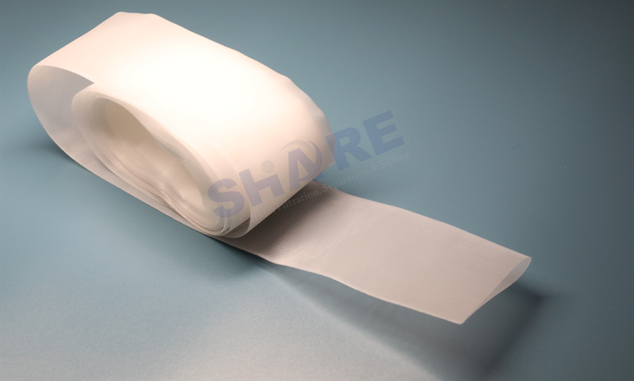 Custom Polyester Filter Mesh Cylinder Tubes Vertical Oblique Seam Ultrasonic Welding