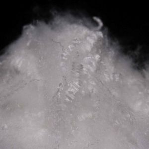 China White Polyester Staple Fibers 51mm A Grade Eco-Friendly Microfiber For Pillows Filling on sale