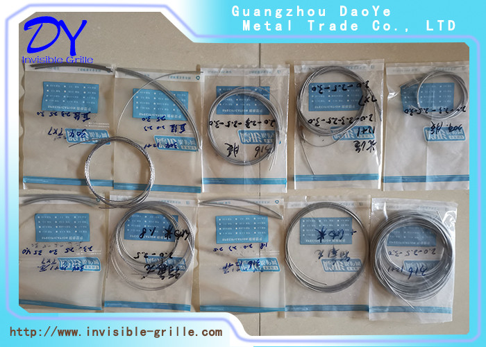 Punching Processed Highest Grade Stainless Steel Invisible Balcony Grille