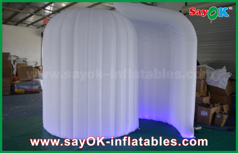 Photo Booth Decorations Inflatable Wedding Igloor Photo Booth Manufacturer With LED Light 3mLx2mWx2.3mH
