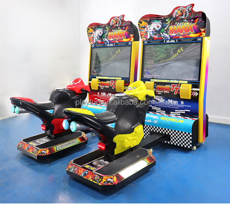 High Quality Manx TT Moto Racing Motorbike Racing Game Machine Coin Operated Kids Arcade Games Machine
