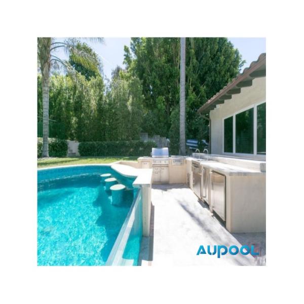 Customizable Above Ground Glass Enclosed Swimming Pools with High Light