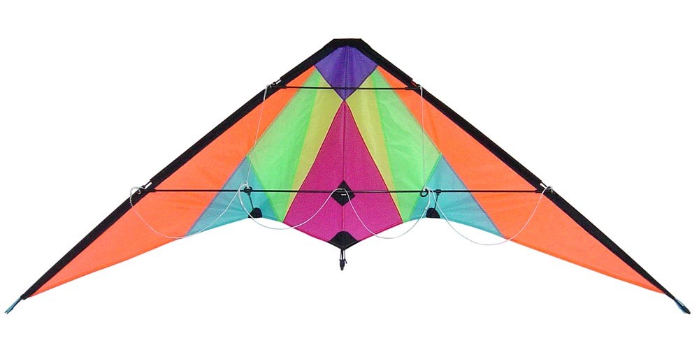 Kite fans delta sports kite , stackable stunt kite for performance