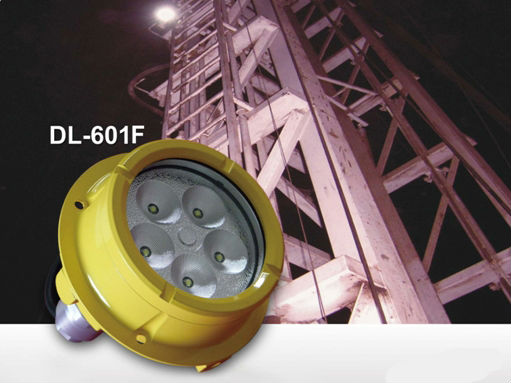 AC 220v 5000K LED Explosion Proof Light Aluminum , Yellow Dock Lighting Fixtures