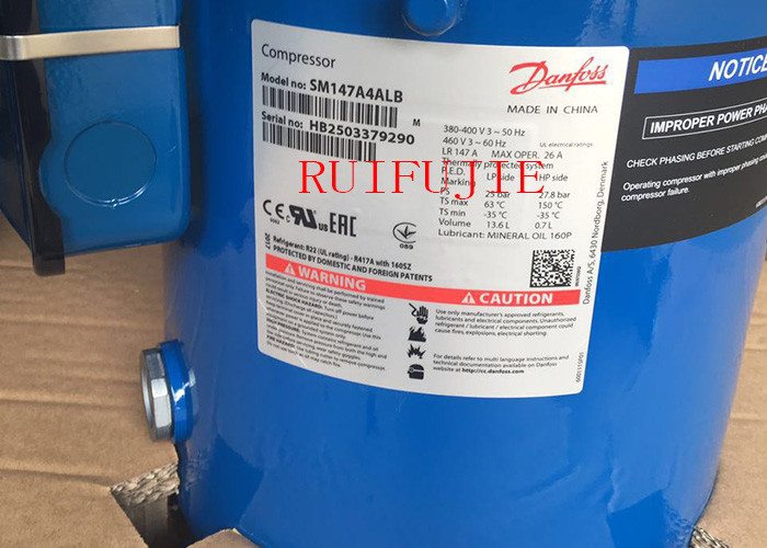 12HP Scroll type Refrigeration Scroll Compressor SM147A4ALB FOR R22