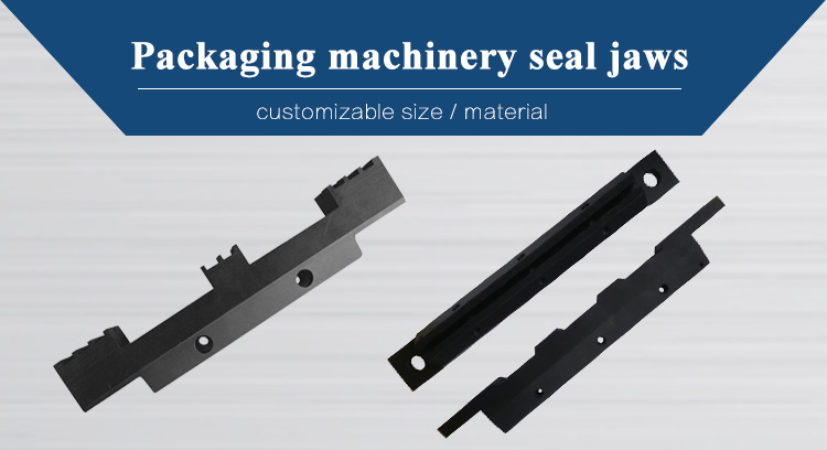 Carbon Steel Packaging Machine Sealing Jaws Bars Tool Hard Seal Surface