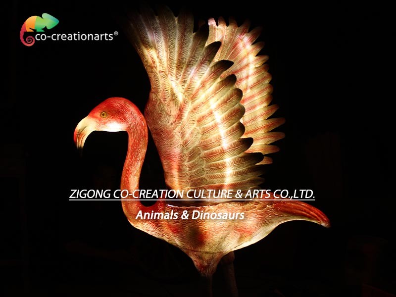 CE Customise Fiberglass Animal Statues Flamingo