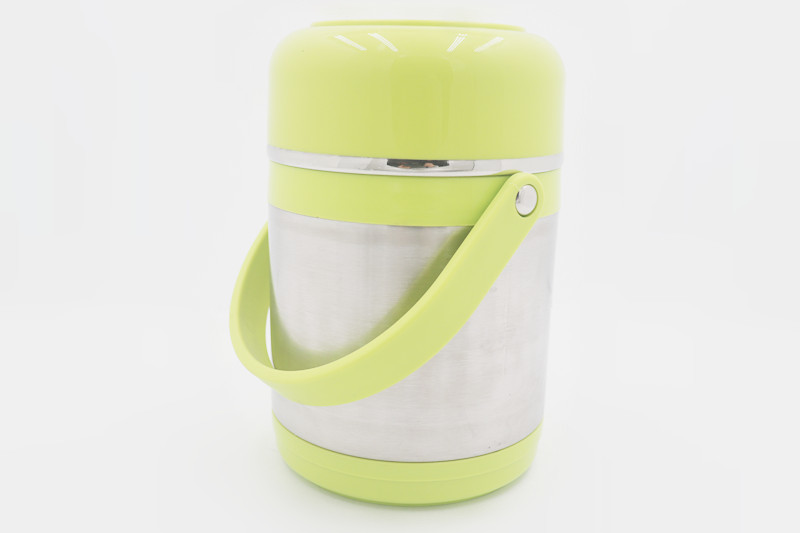 1.5L Hot sale stainless steel storage food container plastic insulated lunch box