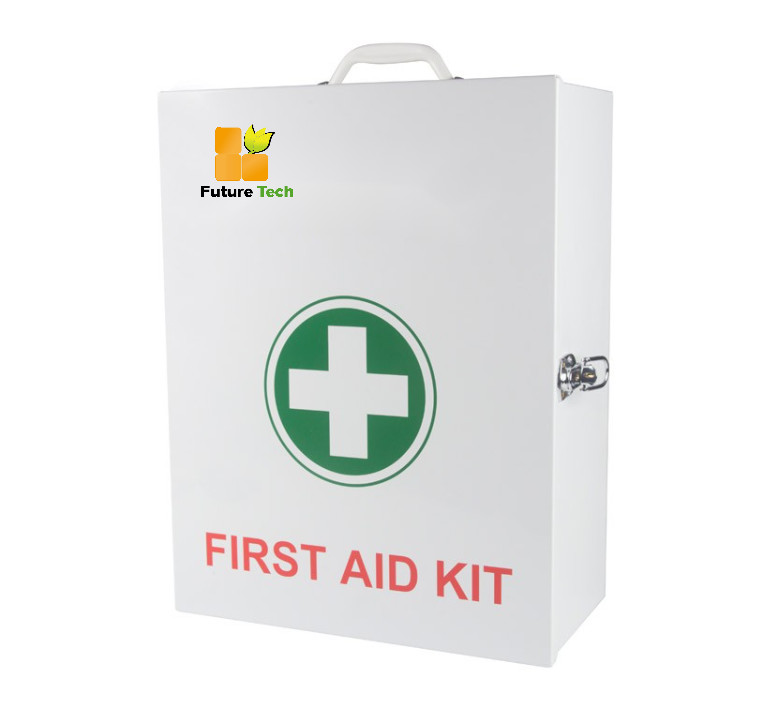 Survival Standard First Aid Kit Cabinet Wall Mounted For Office Building Hospital School