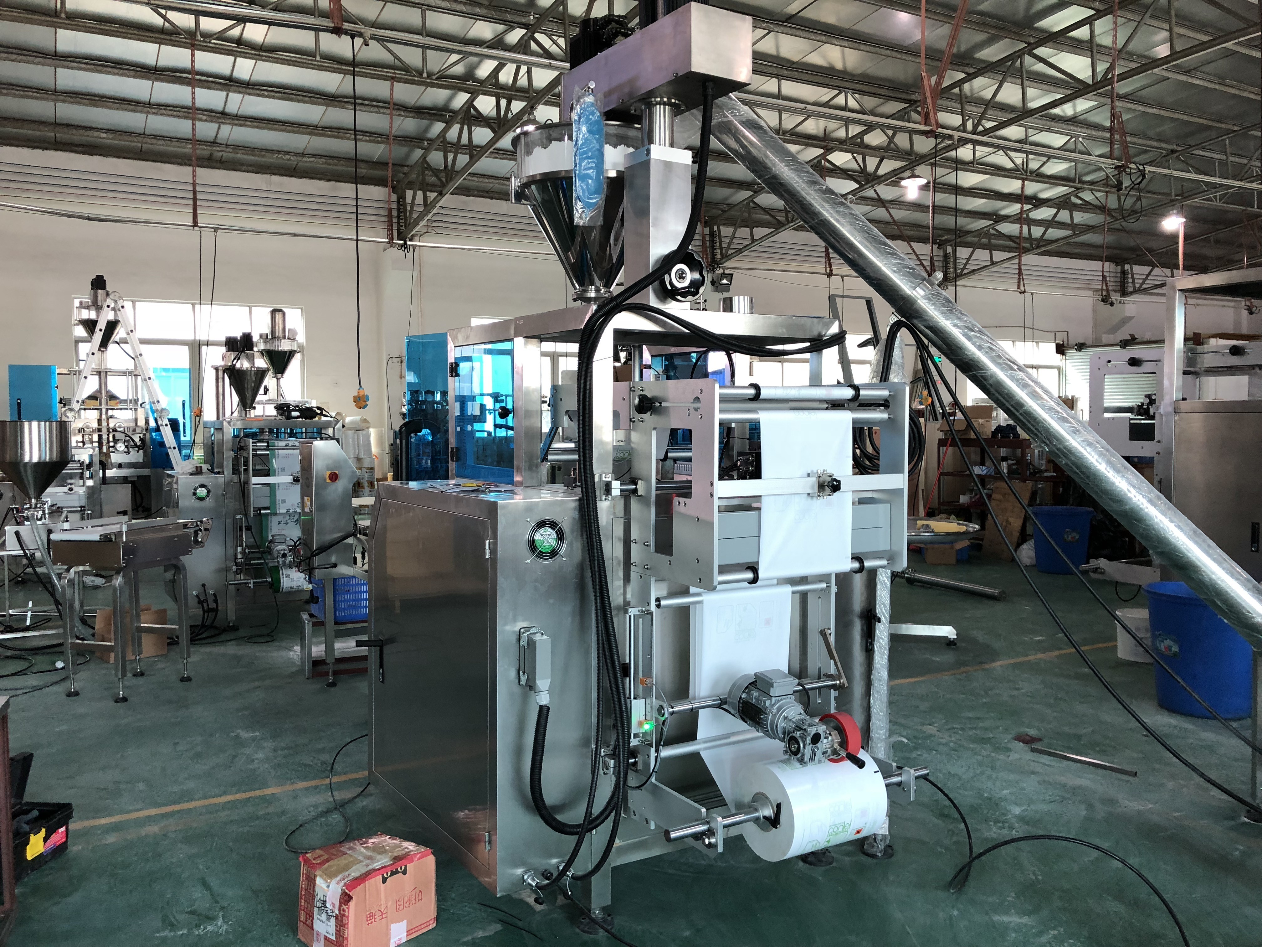 Vertical 50 bags/Min 3kw Milk Powder Sachet Packing Machine
