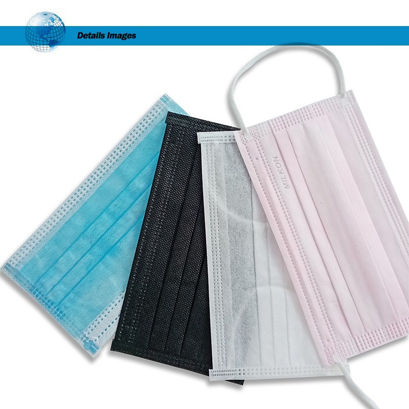 Disposable Earloop Face Masks for Virus Protection and Personal Health