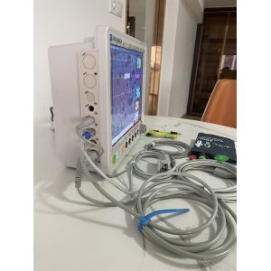 12.1 Inch 5 Parameter Portable Patient Monitor with 16 Languages for Medical Use