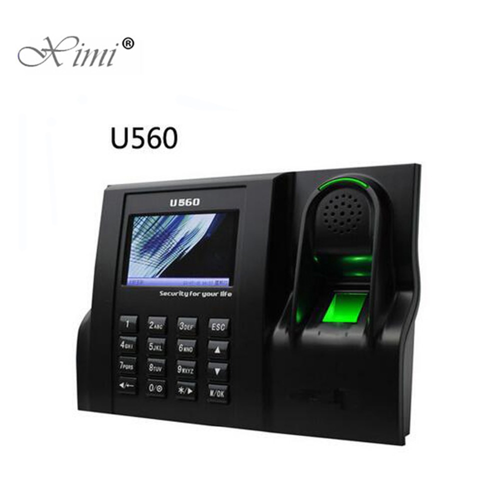 ZK U560 Linux System Biometric Fingerprint Time Attendance And Time Clock With IC Card Time Attendance Recorder