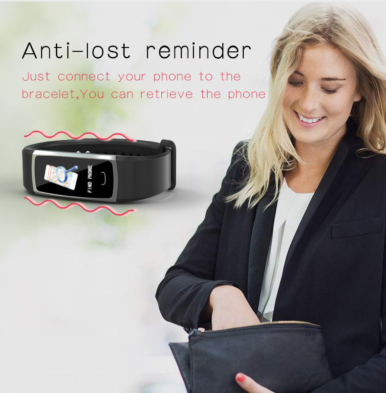 Colorful Kids Smart Gps Wristwatch , 0.96 Inch Led Fitness Tracker Watch
