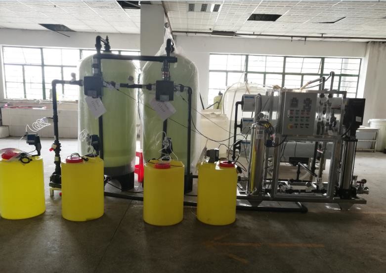 Water Treatment Reverse Osmosis Unit With A Capacity Of 1.4m3/H