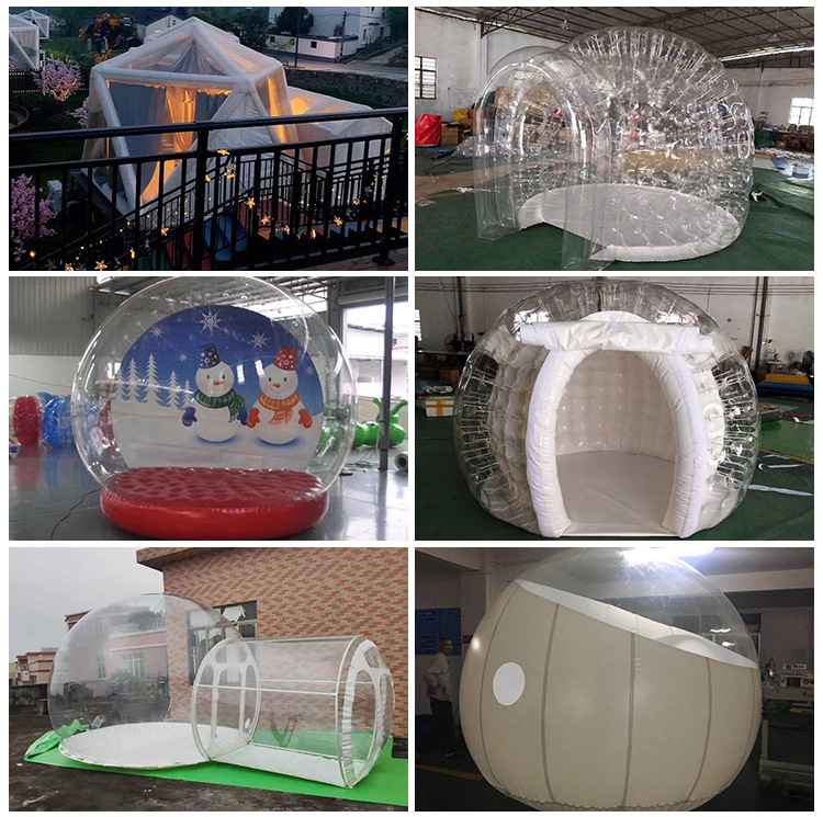 Inflatable Transparent Bubble House Tent 5m Customize Logo Size