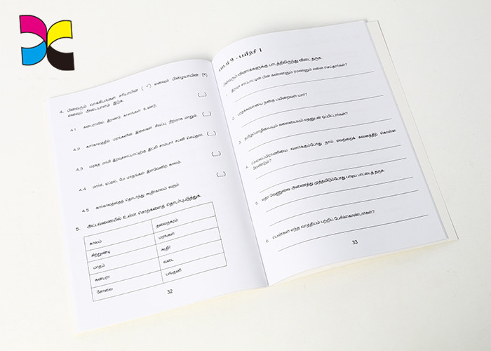 Customized Cute Garment Printing Service A4 Brochure Design Perfect Binding