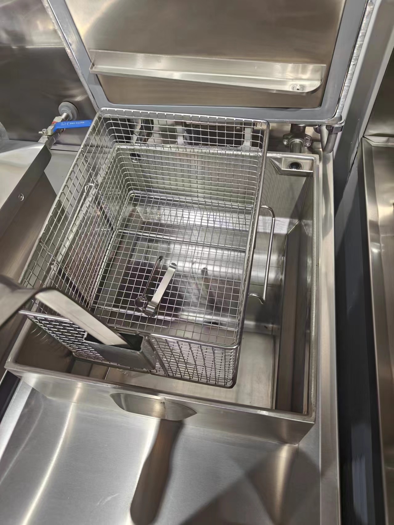 Mechanical Panel 304 SUS Gas Heating Chicken Pressure Fryer Without Oil Filtration