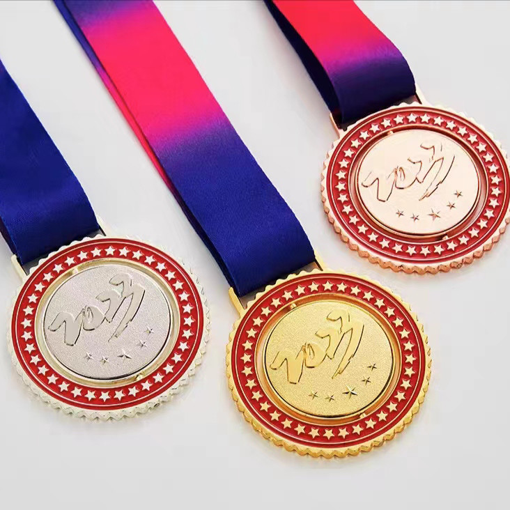 Ironman Round Custom Medals Decoration Custom Die Cast Medals