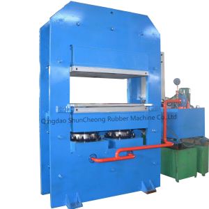 Car Mat Manufacturing Machine / Curing Press Machine With Push Pull Block Group