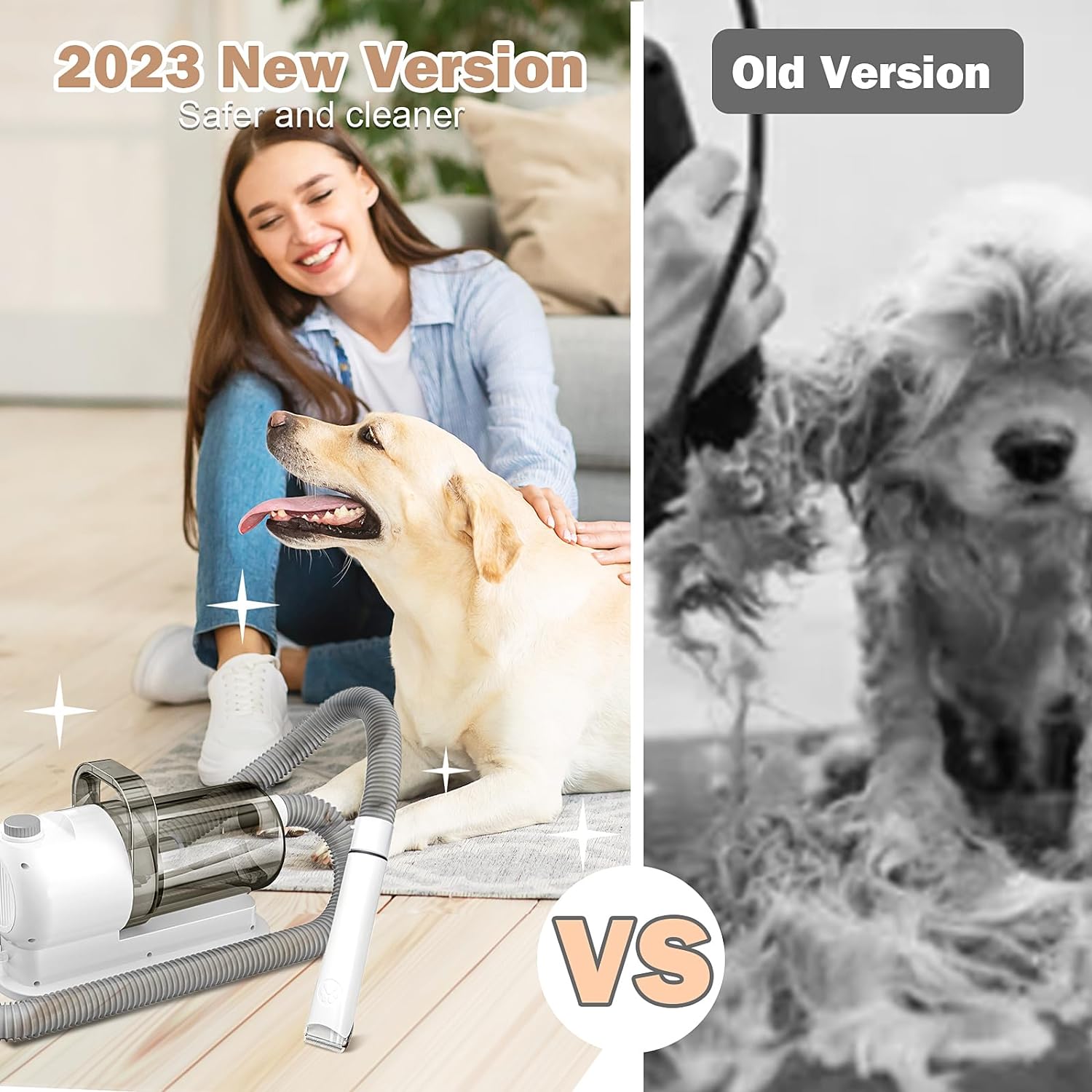 Hand Held Installation Professional Pet Cleaning Grooming Products Dog Cat Hair Vacuum Cleaner Kit