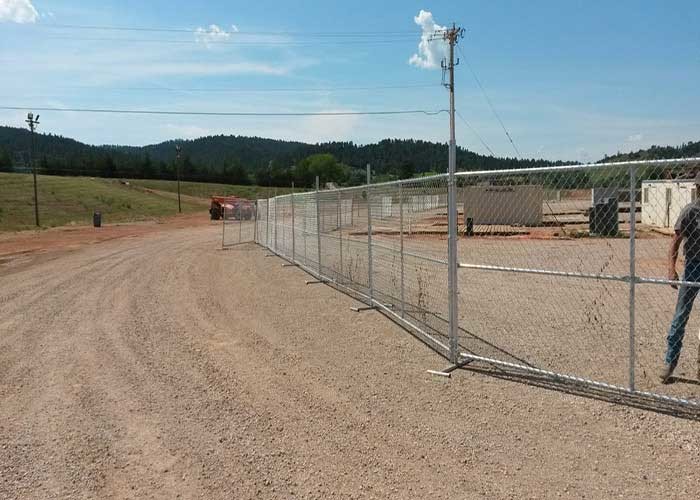 Assembled Pvc Coated 3m Width Builders Temporary Fencing