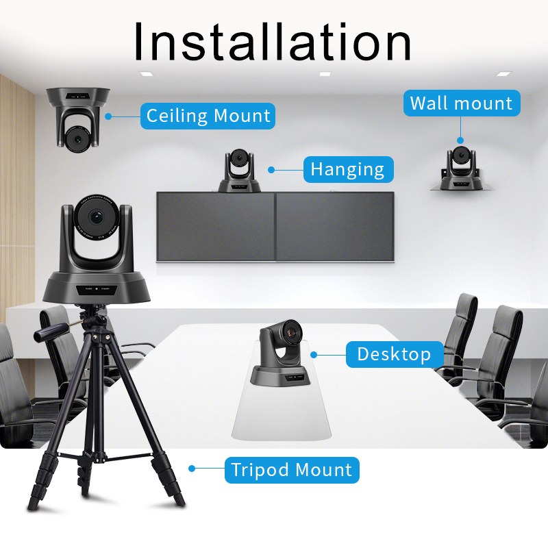 Fixed Focus 8.0 Mega Pixel USB 1080P Conference Video Camera