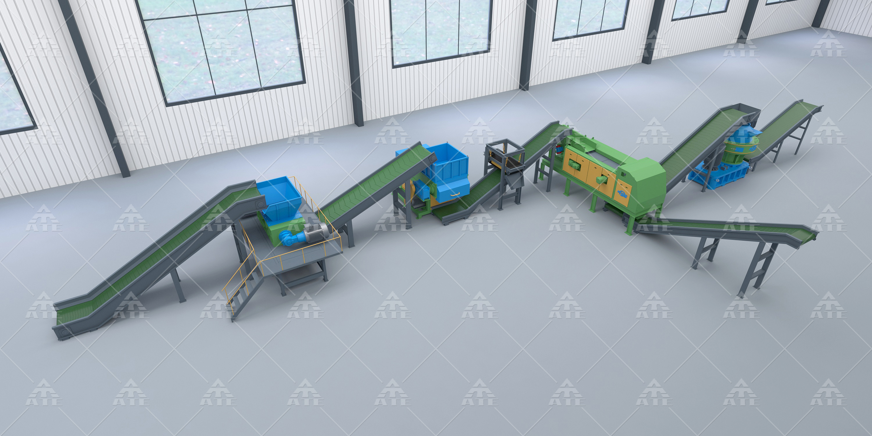 Fuel RDF Briquette Press Machine Waste Cloth Cardboard Fabric RDF Briquette Machine