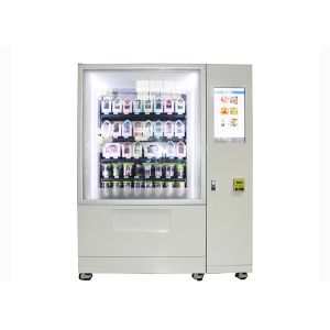  Advanced Egg Vegetables Salad Vending Machine With Cloud Service / Ads Screen Manufactures