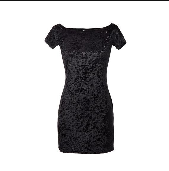Hot Mini Velvet Dress for Sexy Lady