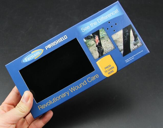 LCD video shelf talker for 5% Nutrition,retail LCD point of sales video advertising player