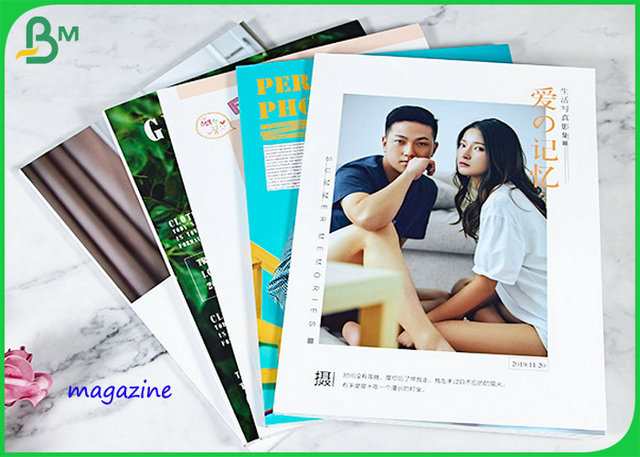 80gr 140gr Virgin Pulp Style Matte Art Paper For Magazine Printing 