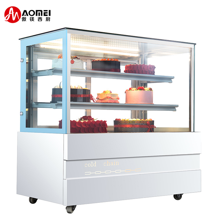 120l Capacity Countertop Bakery Showcase For Supermarket Refrigeration Equipment