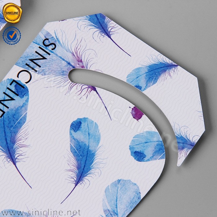 Retail 6cm*10cm Ankle Socks Paper Header Cards For Display