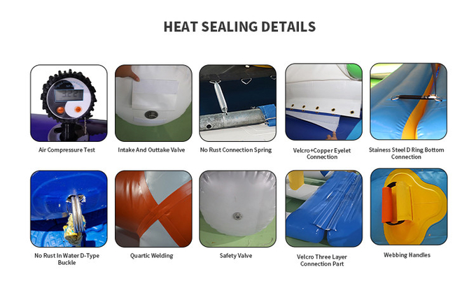 Customized Airtight Inflatable Slide Water Games Sealed Inflatable For Water Park