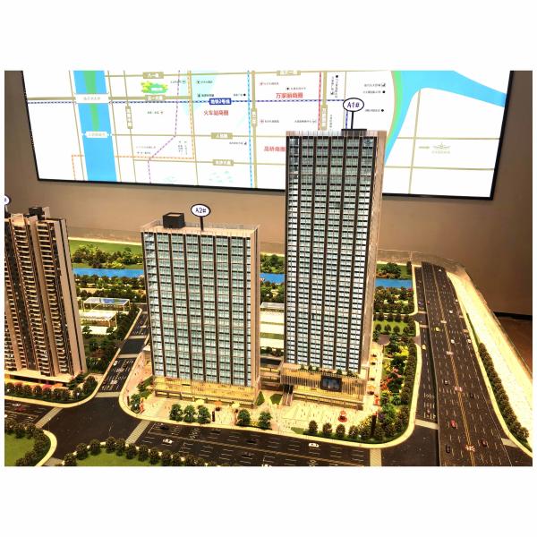 Eco Friendly Residential Model Urban Low Rise Housing Real Estate Customized