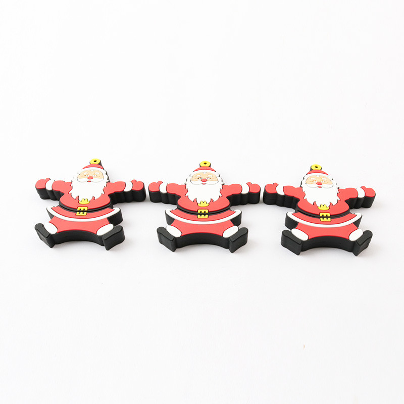 Santa Claus PVC Open Mold USB Flash Drive 3.0 For Christmas Gift