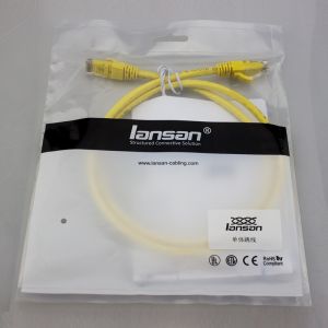Multi Color Cat6 UTP 24AWG BC Patch Cord LAN Cable With ROHS Jacket