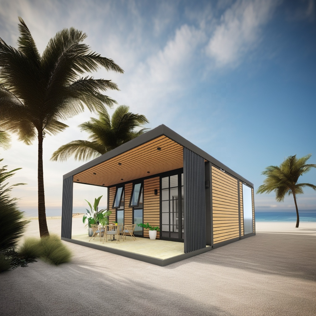 Modern Luxury Portable Container House Prefabricated Steel Structure Mobile Prefab Villa Home Hotel for Log Eco-Friendly