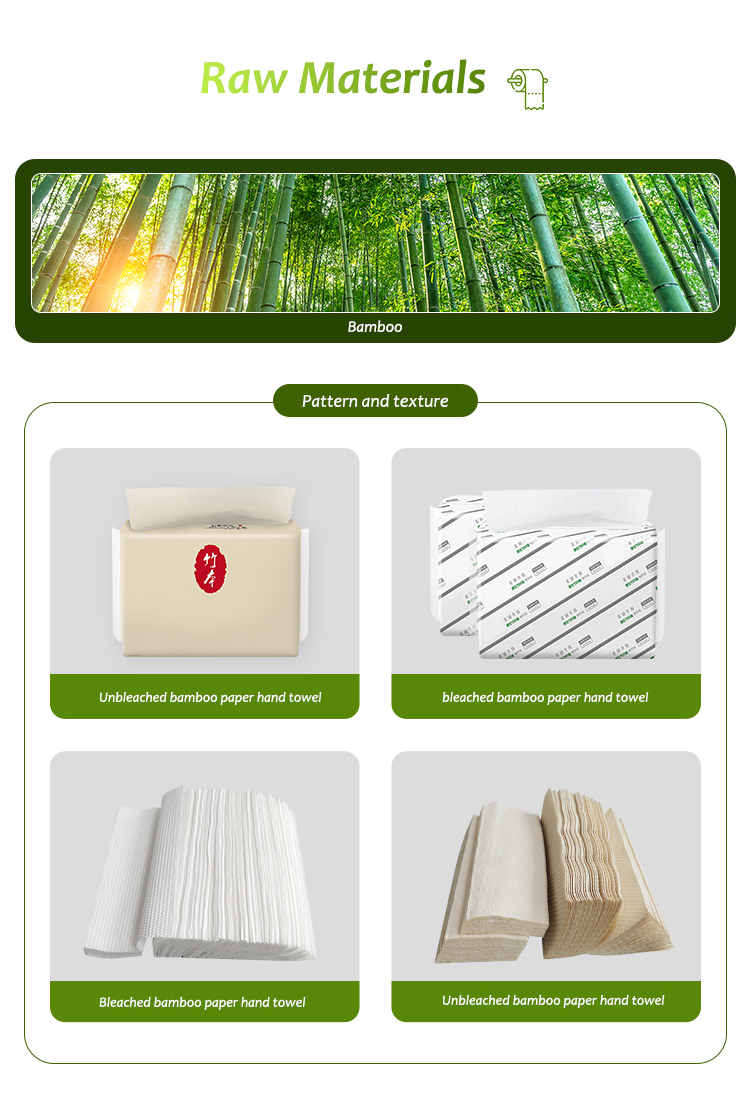 Odorless Unbleached V Fold Paper Towels , Biodegradable Hand Towel V Fold