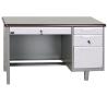 Buy cheap school hospital 920mm long fireproof steel executive desk from wholesalers