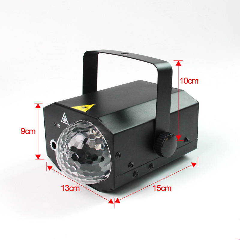 Party Disco Ball Light DJ Disco Mini Stage Lights Sound Activated Remote Control for Party Club Bar KTV Holiday Dance Ho