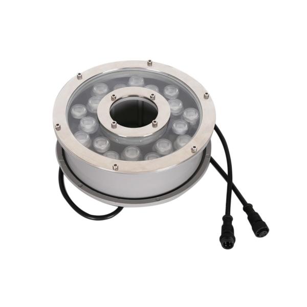 Quality DMX512 Control RGB LED Fountain Light 18W IP68 LED Swimming Pool Light for sale