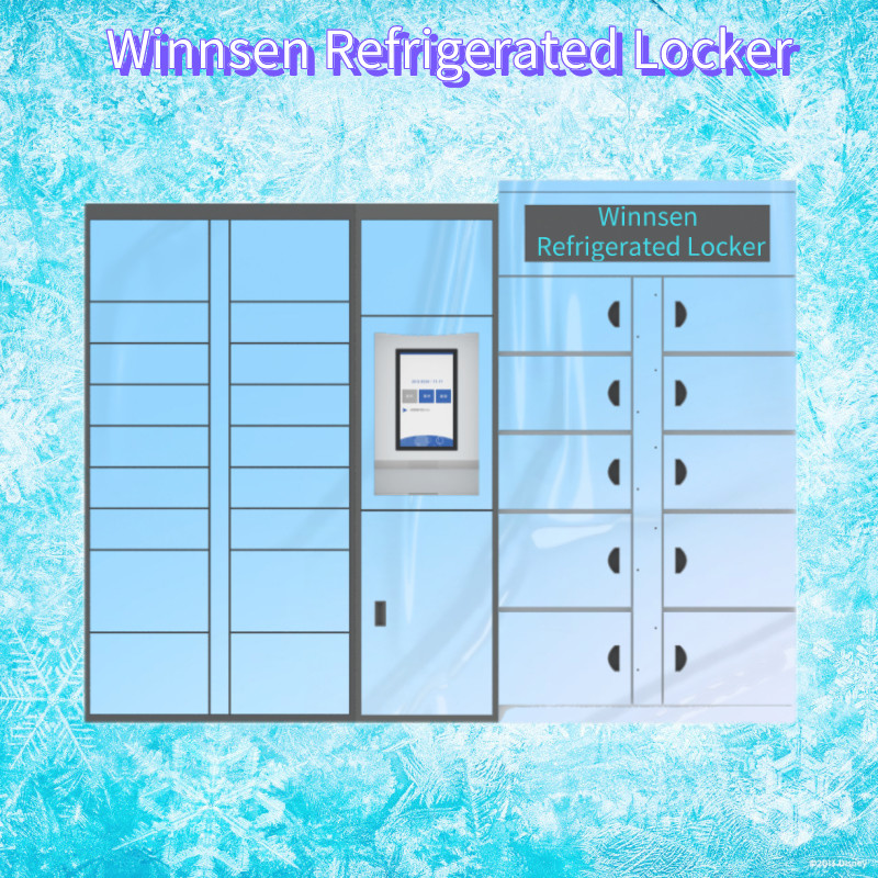 Winnsen Electronic Refrigerated Storage Locker 24Hours Self Service Smart Cabinet