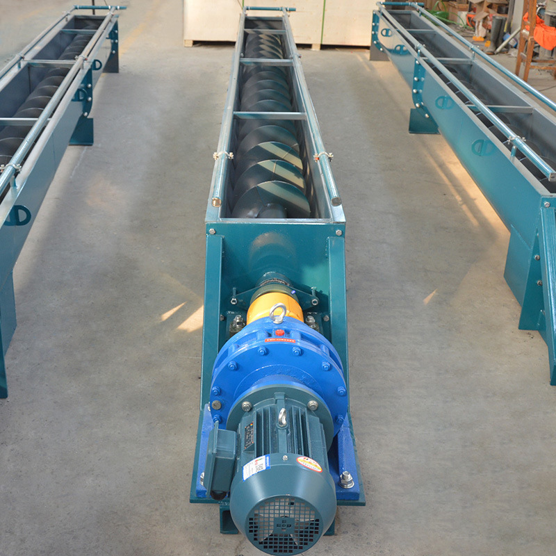 OEM Custom Industrial Cement Carbon Steel Auger Conveyor for Ash Coal Soil and Aggregate