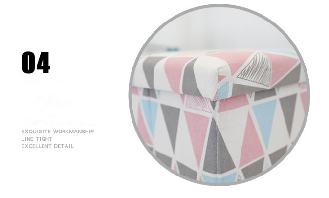 Living Room Contemporary Footstool Ottoman With Storage