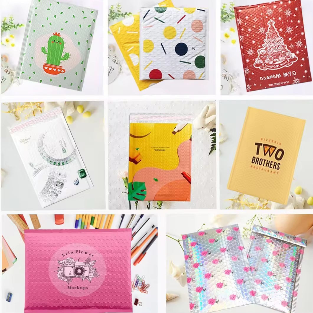 Customizable Plastic Bubble Bags Waterproof Shockproof Protect Goods